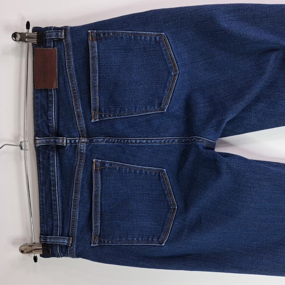Lauren Ralph Lauren Modern Straight Curvy Blue Jeans Size 4 - Picture 6 of 17